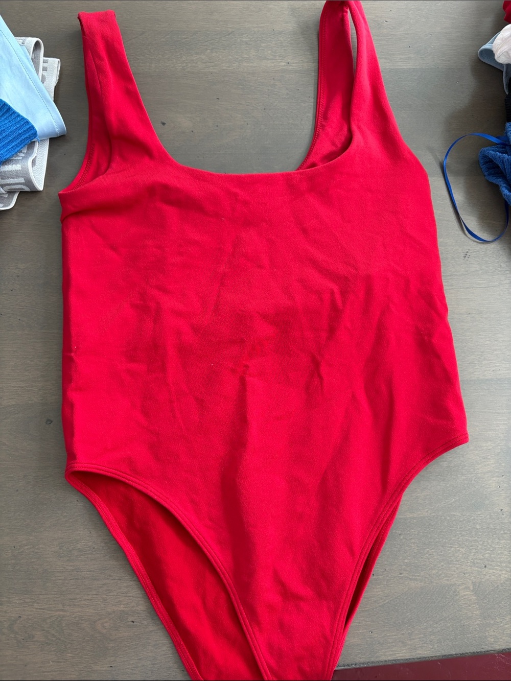 Target Red Scoop-Neck One-Piece Swimsuit